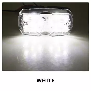 2X Светодиодные Боковые Габаритные Фонари 12 В/24 В, Предупреждающие Задние Фонари Для Прицепов, Сигнальные Лампы Для Грузовиков