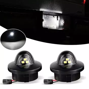 2x светодиодные фонари номерного знака, лампа автоматического номерного знака, автомобильный светильник в сборе, красный, белый цвет для Ford Ranger Explorer F-150 F-250 F-350 F150