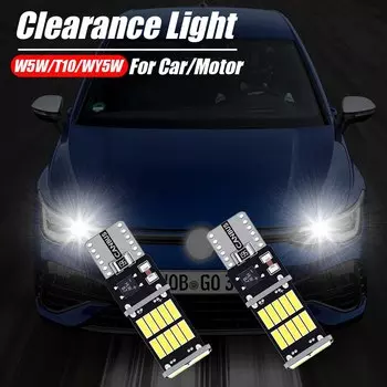 2x светодиодные габаритные огни W5W T10 Canbus для VW Golf mk3 mk4 mk5 mk6 3 4 5 6 Passat B5 B5.5 B6 B7 B8 CC Polo 6r Touran Caddy 2