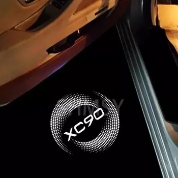 2X светодиодные лампы для дверей автомобиля, лампы для проектора Ghost Shadow для Volvo XC90 2019 2020 2021 2022 2023 2003-2024 аксессуары