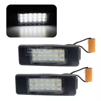 2x светодиодные лампы освещения номерного знака без ошибок для Mercedes Benz Sprinter W906 2006- Vito W639 2003-2014 Viano W639 2003-2014