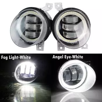 2X светодиодные противотуманные фары «ангельские глазки» DRL для Volkswagen VW Scirocco 3/III 2008-2014 Canbus автомобильные передние противотуманные фары дневного света в сборе