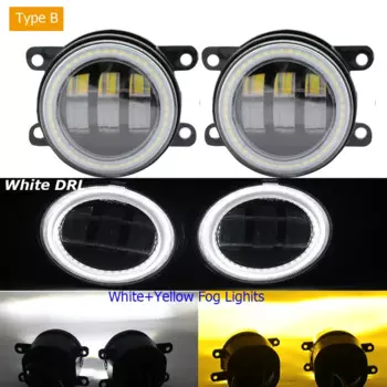 2x светодиодные противотуманные линзы Angel Eye DRL Halo для Porsche Cayenne 92A 958 2010 2011 2012 2013 2014 2015 2016 дневные строки