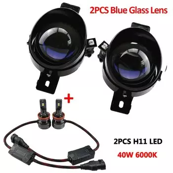 2x светодиодсветодиодный HID 12V H11 супер яркие линзы Противотуманные фары в сборе для Nissan Teana J32 автомобильный Стайлинг высокая яркость противотуманные фары DRL