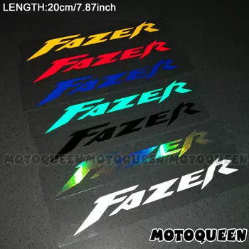 2X светоотражающие колеса мотоцикла, обтекатель, шлем, накладка на бак, боковое украшение, этикетка с логотипом, наклейки для Fazer 150 250 400 1000