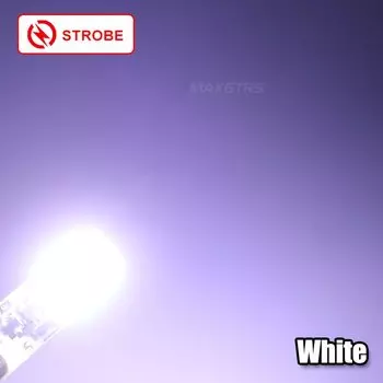 2x T10 Стробоскопическая мигающая 194 W5W 24 светодиода 3014SMD T10 Светодиодный прочный блеск + автоматическая стробоскопическая вспышка Два режима работы Автомобильные лампочки