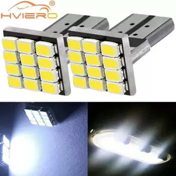 2 шт. T10 W5W 1206 9smd 12SMD указатель поворота, освещение номерного знака, автомобильный клин, белый, 12 В, Canbus, резервная тормозная купольная лампа для чтения, светодиодная лампа
