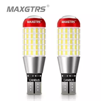 2x T15 T10 светодиодный W16W Canbus светодиодная лампочка светодиодные лампы 912 921 87 SMD 3014 чипсеты резервный задний ход автомобиля стояночные лампы Ксеноновые белые без ошибок