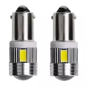 2X T4W BA9S LED Blub T11 233 363 Супер яркий 6 SMD 12 В светодиод для задней противотуманной фары автомобиля Красный Белый Автостоянка Обратный Внутренний фонарь