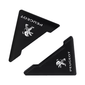 2x внешний декор автомобиля, угловая крышка, противоударная наклейка для Peugeot 206 207 307 3008 2008 308 408 508 301 208, аксессуары