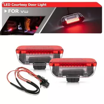 2xбелые/красные светодиодные фонари заднего двери под сигнальными лампами для VW Passat B6 B7 Golf 5 6 Plus Jetta Touareg EOS Scirocco Skoda