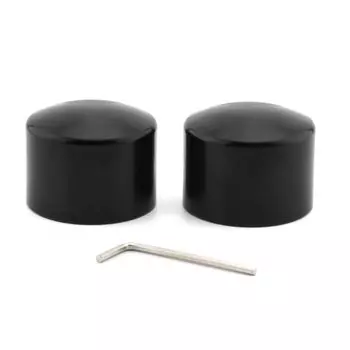 2xкрышки гаек передней оси мотоцикла, алюминиевые черные/хромированные колпачки для Harley Sportster Touring Softail Dyna VRSC Fat Bob Wide Glide