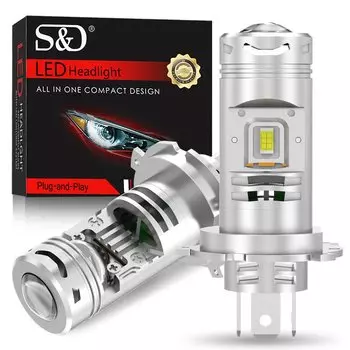 30000LM H4 Светодиодная лампа для фар H4 Led Canbus CSP Дальний и ближний свет Автомобильный фонарь Турбо Светодиодная диодная лампа Авто Мотоцикл CSP 6500K 12V