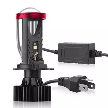 30000LM H4 Светодиодные фары 300 Вт Объектив проектора Передний свет 12 В Внешний привод Автолампы 6000 К Белый Турбо Автомобильные фары 24 В