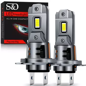 30000LM Mini H7 Светодиодная лампа для фар Беспроводная 250 Вт CSP для автомобильных фар Автодиодные лампы H7 Turbo Led 12 В 6500 К