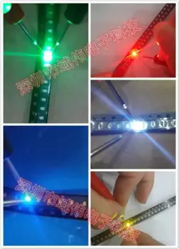 3000 шт./лот 0402 СВЕТОДИОД SMD теплого белого света 1,0*0,5*0,4 мм, светодиодный Диод поверхностного монтажа 2600-2800K