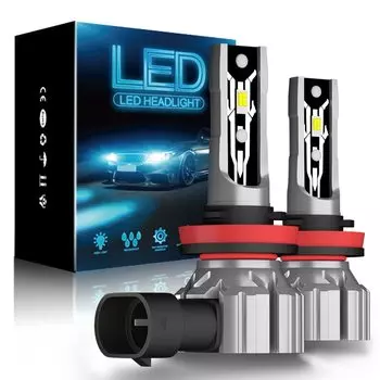 3000K H7 светодиодный H11 H8 светодиодный Противотуманные фары 9005 HB3 9006 HB4 желтая белая лампа для автомобильного вождения фары для BMW Toyota Skoda Ford