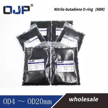 300 шт. черные уплотнительные кольца NBR OJP OD5/5.5/6/6.5/7/7.5/8/8.5/9/9.5/10 мм