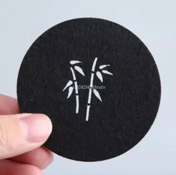 300 шт. войлочные круглые подставки под чашки, мультяшный коврик, тканевый коврик для чашки, коврик для чашки, подставка для кофе и чая, украшение для стола, домашний декор