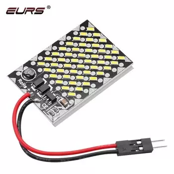 3014 48SMD T10 W5W C5W 31 мм 36 мм 39 мм 41 мм гирлянда, фотоэлемент автомобильной панели, Верхняя лампа для чтения автомобиля, внутренняя крыша, лампа, белый, 12 В, 24 В