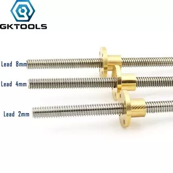 Винт GKTOOLS T12 нержавеющая сталь 304 200 мм