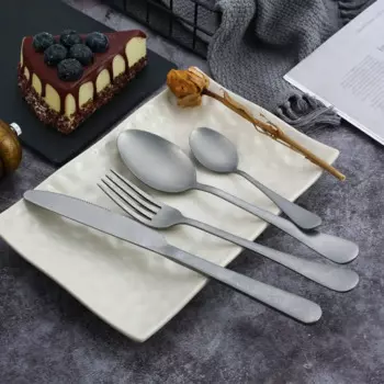 Набор столовых приборов из нержавеющей стали 304 в стиле ретро