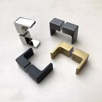 304 цельная дверная ручка для душа из нержавеющей стали с одним отверстием (DJ-8029A)