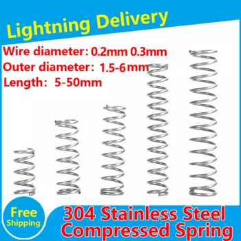 Пружины HotXYZ из нержавеющей стали 10 шт.