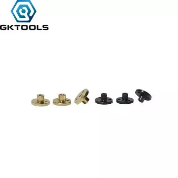 304 трапециевидный винтовой стержень из нержавеющей стали T4 Фланцевая гайка латунь