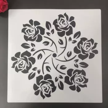 30*30 см большая Мандала Геометрия DIY настенная живопись многослойные трафареты раскраска для скрапбукинга тиснение альбом декоративный шаблон N17