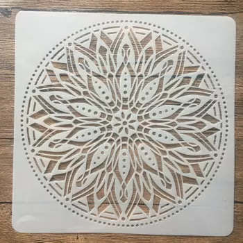 30*30 см Мандала Геометрия DIY настенная живопись слойные трафареты декоративный шаблон для стен