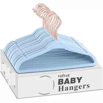 30/35CM Baby Hangers for Cloths 10Pcs Non Slip Suit Clothes Kids Space Saving velvet hangers Wardrobe Home Organizer Coat Racks