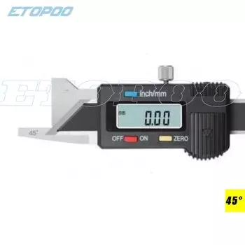 30 45 60 градусов Цифровой фаски Калибр нержавеющая сталь фаски штангенциркуль цифровой фаски штангенциркуль/Электронный фаски Калибр