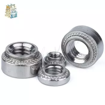 30-50P m2 m2,5 m3 m4 m5 m6 m8 Толщина плиты 1,4 мм 1,0 мм 0,8 мм Заклепка из углеродистой стали Самозажимная вставка Nutsert Пресс-заклепочная гайка