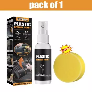 30 мл автомобильные пластиковые детали, средство для восстановления воска, приборная панель, украшение интерьера автомобиля, ремонтная краска, очиститель лампы