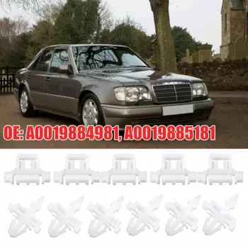 30 PCS Car Side Door Moulding Trim Clips Car Accessories for Mercedes Sacco 190 W201 W124 A124 S124 A0019884981 A0019885181