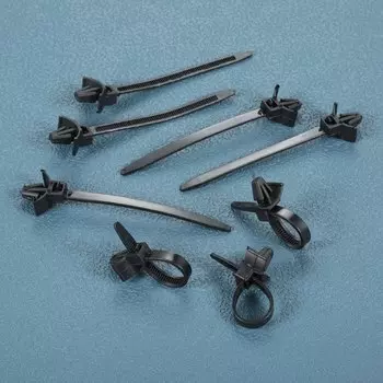 30 шт. фиксированные нажимные крепления провода, стяжка автомобильного кабеля, крепежный набор, лента для проводов, застежка-молния, самоблокирующиеся пластиковые/нейлоновые кабельные стяжки