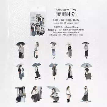 Канцелярские наклейки Alideco, 30 шт.