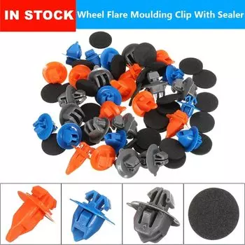 30 шт., комплект зажимов для ремонта молдинга передней двери для Toyota Prado 120 4Runner/FJ Cruiser Highlander RAV4