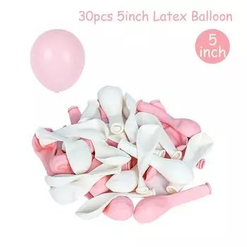 Гелиевые шары Патимейт макарон 5 дюймов 30 шт