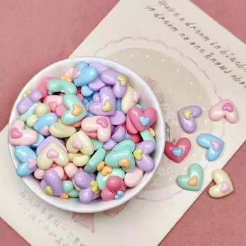 30 шт., новая мода, милый мини-мультяшный бант, крылья, сердце, смола, альбом для вырезок, ювелирные изделия своими руками, свадебная шпилька, аксессуары, ремесло A74