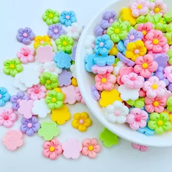 Мини-цветочки из полимера MATE BIRDS 30 шт