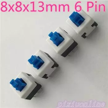 Переключатели Pixiuonline, пластиковые, 8x8x13 мм, 30 шт.