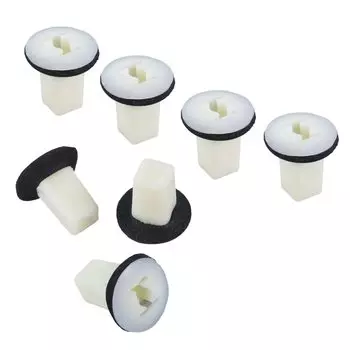 30 шт. пластиковые зажимы для автоматической втулки, заклепка, гайка-застежка для Eclipse Endeavor Galant Lancer Mirage Outlander Sport, подходит для отверстия 9 мм