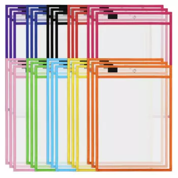 30 шт./упаковка, прозрачные пакеты для файлов