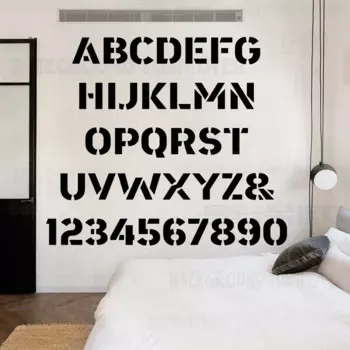30 см 20 см A-J трафарет для стены большой Мандала Краски нишу Краски ing декоративный шаблон письмо имя знак номер алфавита: S084