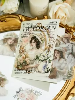 30 Упаковок Наклеек Серии «Богиня Луны» Для Декоративных Заметок, Детские Канцелярские Принадлежности Для Ведения Дневника