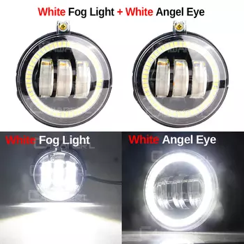 30 Вт Автомобильный правый + левый светодиодный противотуманный фонарь Angel Eye Дневные ходовые огни DRL 2 шт. для Dodge Nitro 2007 2008 2009 2010