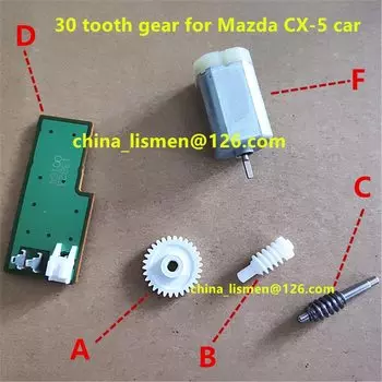 30-зубчатое дверное боковое зеркало, складное зеркало, мотор, металлическая шестерня для Mazda 3 bl 2.0 M3 CX-5 CX-7 CX-4 автомобиля 2013 года