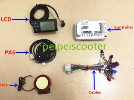 30А бесщеточный двигатель ЖК-контроллер электрический скутер комплект для переоборудования vehiche diy-01